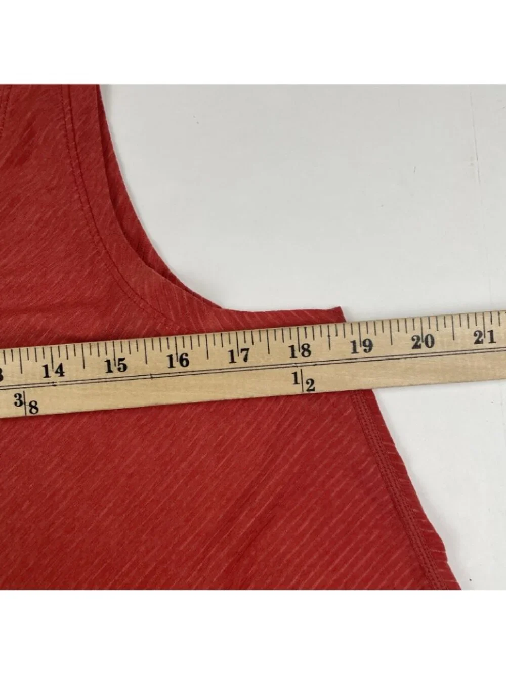 prAna Tank Top Women’s Small Coral Orange Sleeveless Scoop Neck Swing Casual